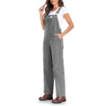 HISEA Womens Bib Overall Canvas Womens Relaxed Fit Overalls Workwear with Adjustable Straps and Convenient Tool Pockets